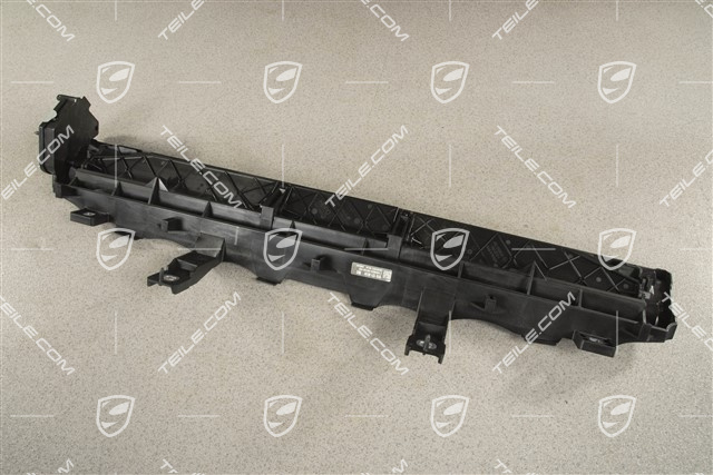 kratka wentylacyjna żaluzja / osłona chłodnicy z silnikiem, środkowa, czarny mat