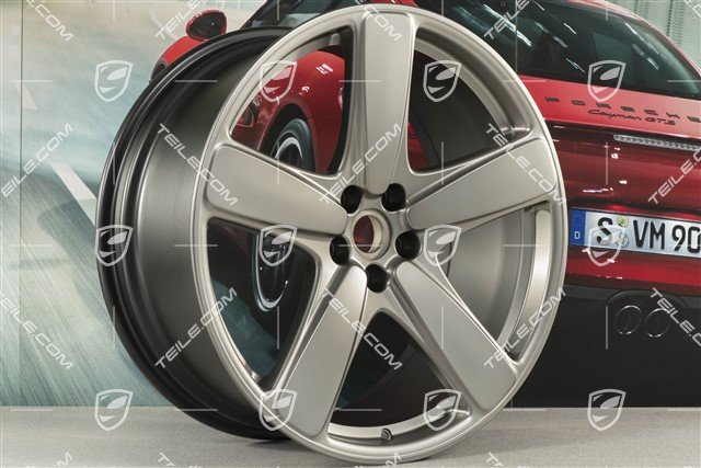 21" Felge "Sport Classic", 9,5J x 21 ET 27, platinum seidenmatt