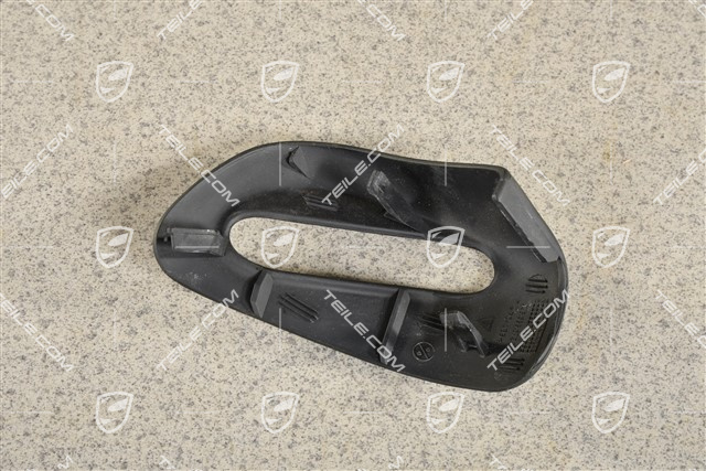 Cabrio, Sicherheitsgurt Abdeckung / Rosette, Schwarz, R