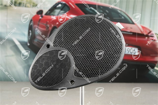 Głośnik tylny, Czarny, skóra, soundsystem Harmann analogowy, Coupe/Targa L / Cabrio R