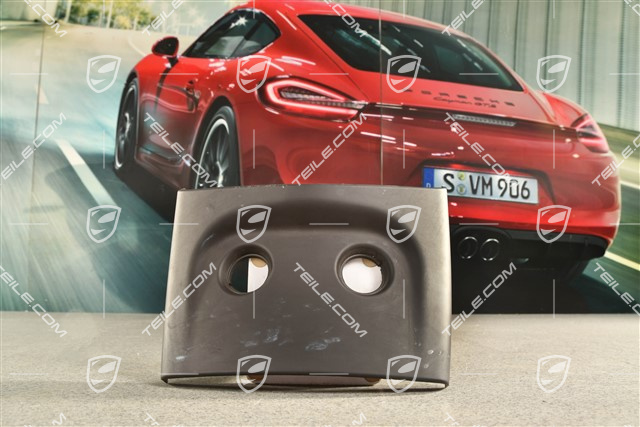 Trim for centre console, rear, with 2x 12v socket, Espresso