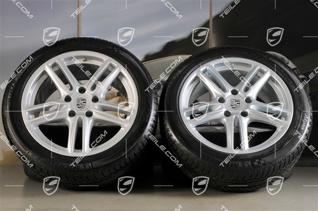 19-inch TURBO winter wheel set, wheels 9J x 19 ET 60 + 10J x 19 ET61 + Michelin winter tyres 255/45 R19+285/40 R19, TPMS sensors