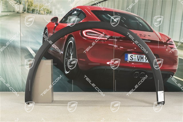 Radabdeckung, Kotflügel, Vorne, Satinschwarz, R