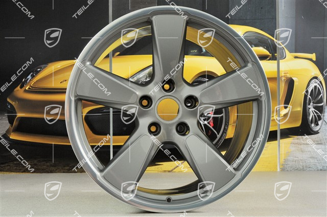 20" komplet felg Sport Classic, 9J x 20 ET51 + 11,5J x 20 ET56, do 991 Turbo MK1 i MK2,  GT srebrny metalik