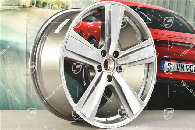 22" Felga Cayenne Exclusive Design Sport, 10J x 22 ET48, platynowy srebrny