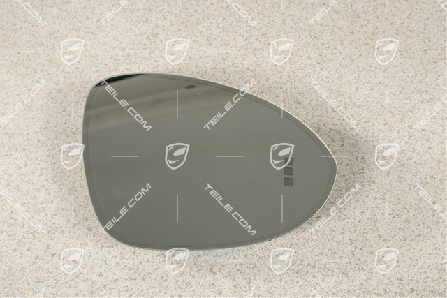 Spiegelglas, autom. abblendbarer Außenspiegel, konvex, R