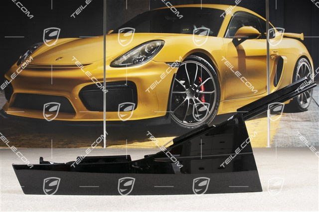 Blenda / osłona słupka C w drzwi, zewnętrzna, czarna, R