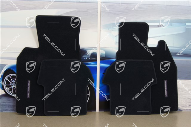 Fussmatten Satz, Seeblau, UK-Version (Rechtslenker), 4 Teile Fussmatten Satz, Seeblau, UK-Version (Rechtslenker), 4 Teile