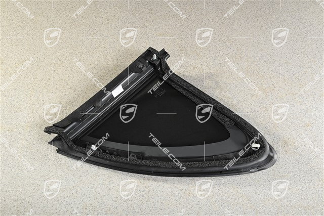 Seitenscheibe, hinten, Zierleiste in Glanz Schwarz, Sport / Cross Turismo, L