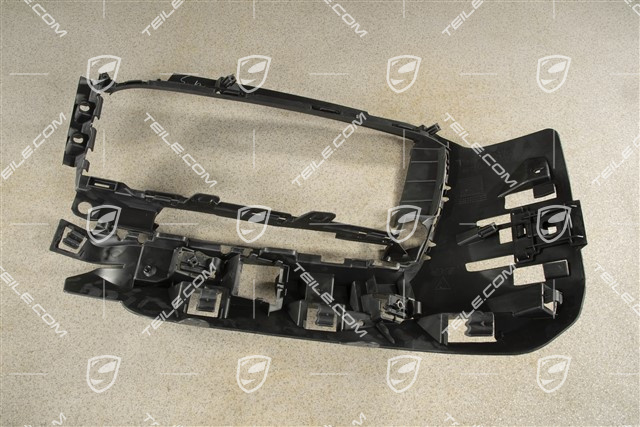 Ramka mocująca boczna, czarna, L