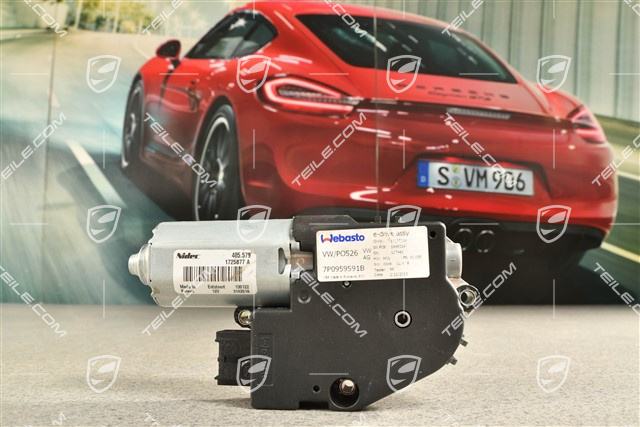 Silnik elektryczny do mechanizmu dachu panoramicznego, przedni