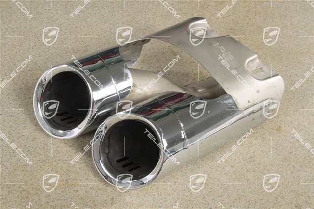 Tail pipe, polished, L