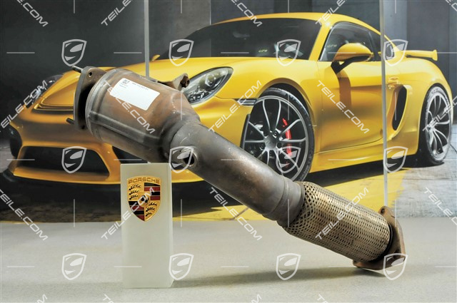 Exhaust pipe front, D9K / 4.5V8 250 kW, L Exhaust pipe front, D9K / 4.5V8 250 kW, L