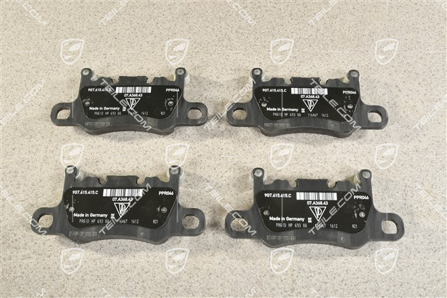 Rear brake pad set, GT3 PSCB, L+R