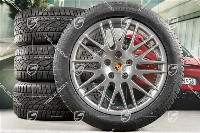 20" Winterräder Satz "RS Spyder Design" Facelift 2014->, Felgen 9J x 20 ET57 + Dunlop Winterreifen 275/45 R20, mit RDK-Sensoren