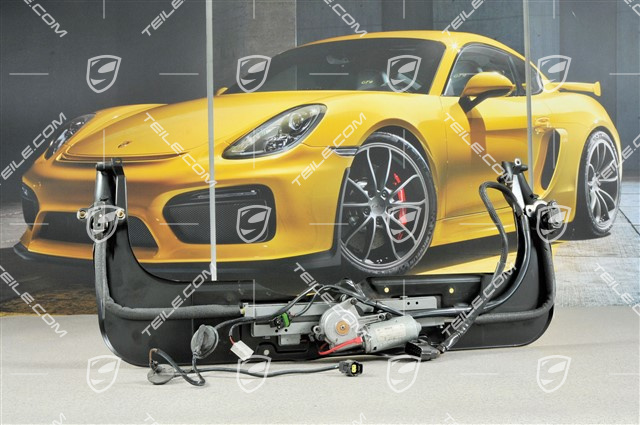 Spoiler drive, rear (engine lid), set incl. 2 x outrigger a. drive, C4S