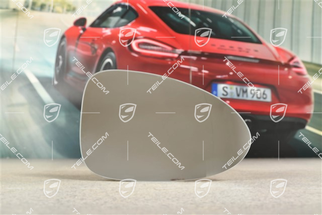 Türspiegel - Spiegelglas, Asphärisch, Abblendbar, beheizbar, R