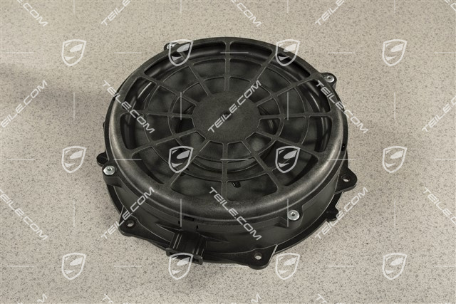 Głośnik basowy w tapicerce drzwi, drzwi przednie, system audio Bose, L=R