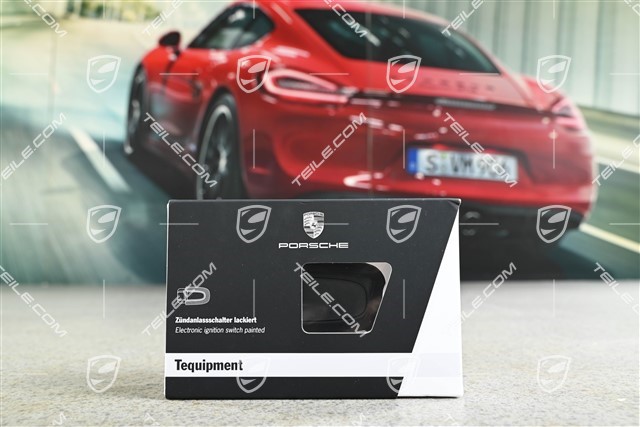 Ignition starter switch, lacquered, Jet Black metallic, KESSY / Entry and Drive