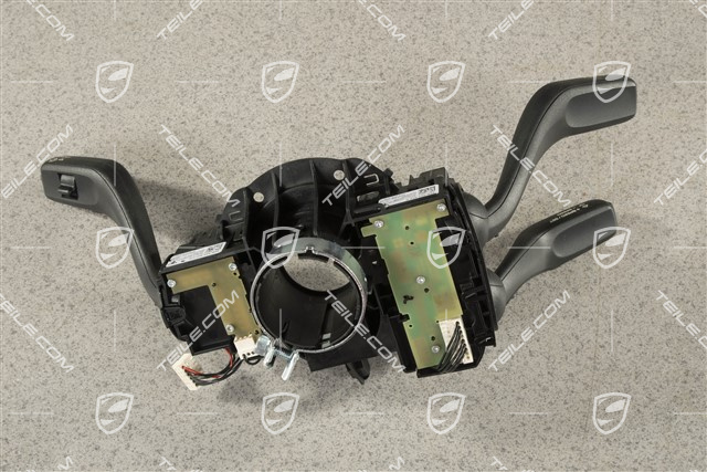 Steering column switch with cruise control with speed limiter and headlight cleaning system, without voice control