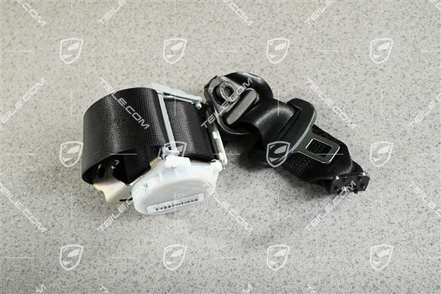 Sicherheitsgurt, hinten, Schwarz, L=R