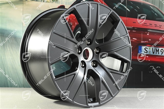 20" komplet felg Turbo Aero, 9J x 20 ET54 + 11J x 20 ET60, czarny satynowy półmat