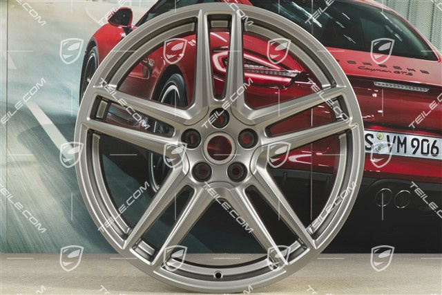 20" Felge "Macan Turbo", 9J x 20 ET26, CMS, platinum satin matt