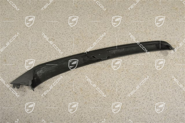 C2, Disc / trim upper for front bumper retaining frame, Black, L