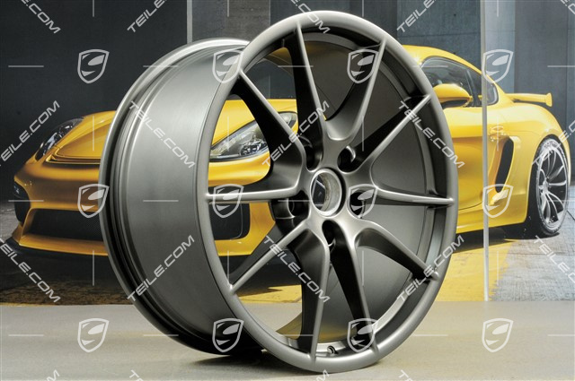 20" Felga, Carrera S III, platynowy-satynowy mat (Platinum-Seidenmatt), 9,5J x 20 ET45