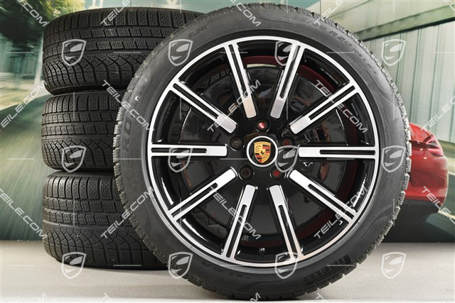 20" koła zimowe Sport Aero, komplet, felgi 9J x 20 ET54 + 11J x 20 ET60 + opony zimowe Pirelli 245/45 R20 + 285/40 R20