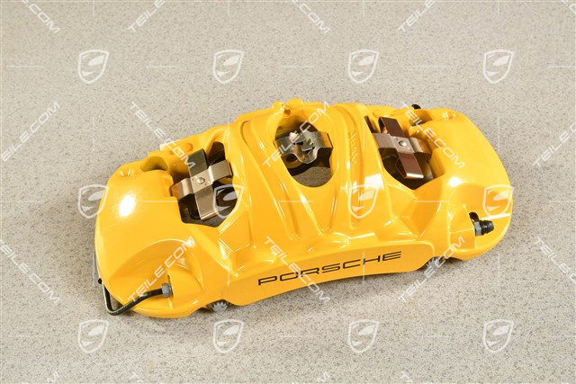 718 Spyder / Spyder RS, Front axle brake calliper, PCCB Yellow, R