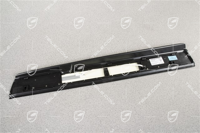 Listwy ozdobne progów wewnętrznych, podświetlane, Carbon, "Cayman", zestaw, L+R