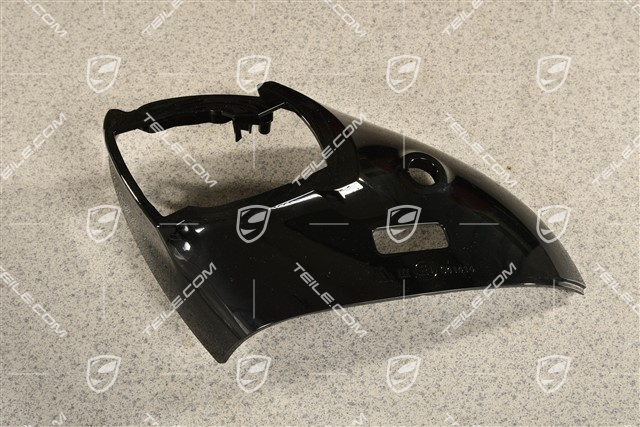 Osłona / obudowa dolna lusterka z Real Top View, czarny, L