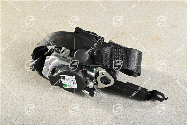 Coupe / Targa, Safety seat belt, Black, R