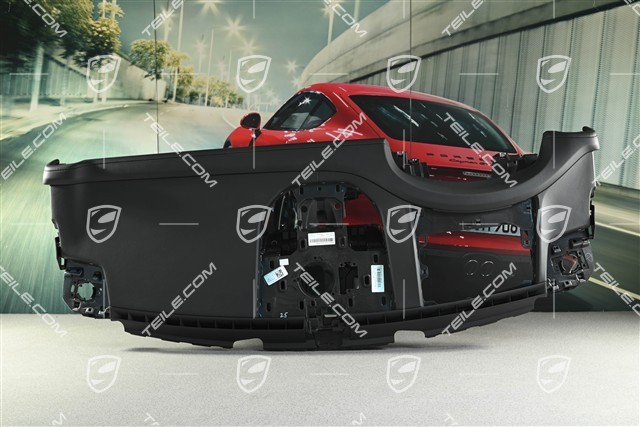Dashboard / Dashboard / Instrument trim, upper part leather, Black, Head-up Display
