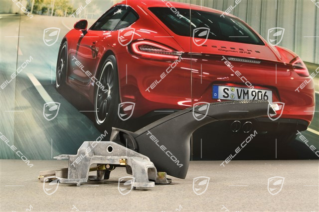 Dźwignia hamulca ręcznego, kompletna, czarna