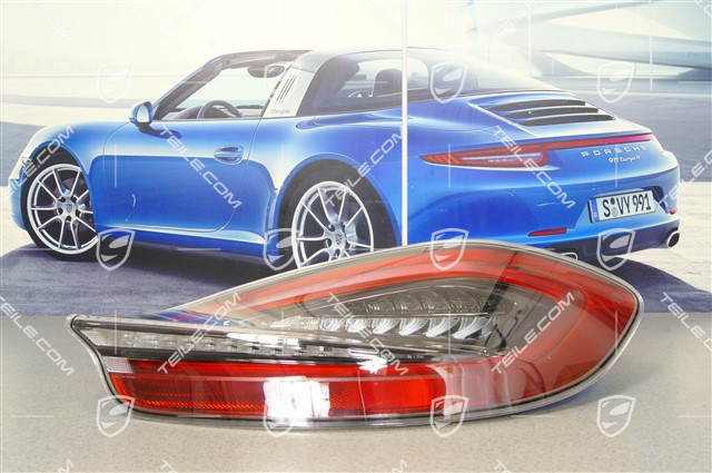 Taillight / Rear light, black-red (darkened), USA, R Taillight / Rear light, black-red (darkened), USA, R