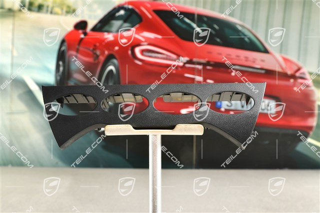 Heated seats switch panel, Targa, Satin black