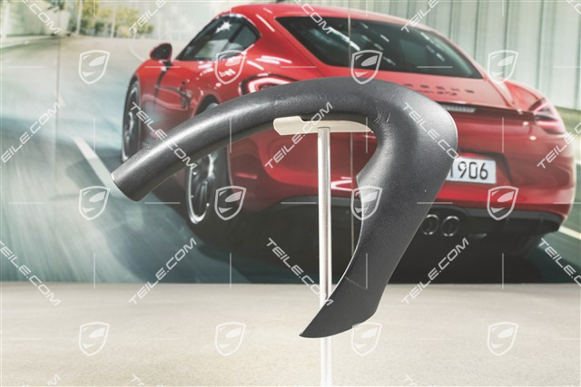 Osłona klamki wewnętrznej, granatowa skóra, R