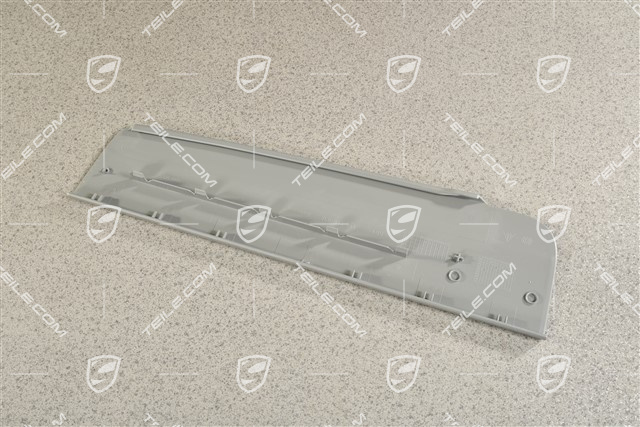 Cover for armrest, rear seat backrest, Steel Grey