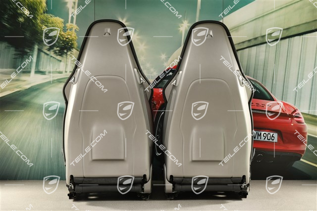 Sportsitze, manual und el. einstellbar, 4 Wege, Sitzbelüftung, Leder, in Schwarz, Satz, L+R