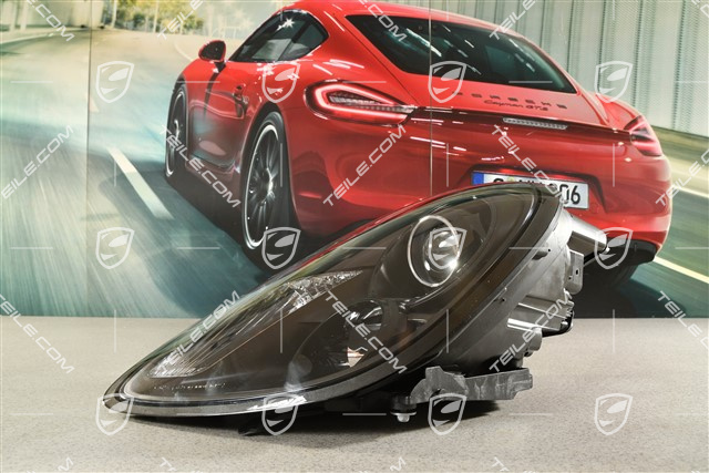 Bi-Xenon Scheinwerfer, dynamische ALWR, schwarz, Boxster Spyder, L