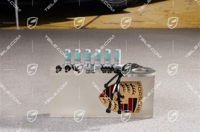 Trailer coupling assembly kit, electrically extandable trailer hitch
