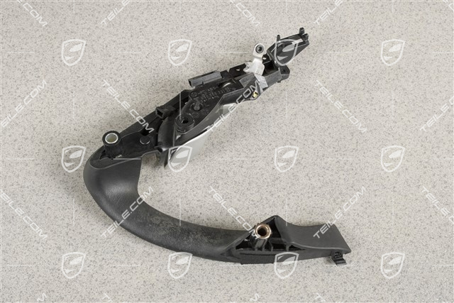 Rączka drzwi, część wewnętrzna, Kompletna, Czarna, RL/L