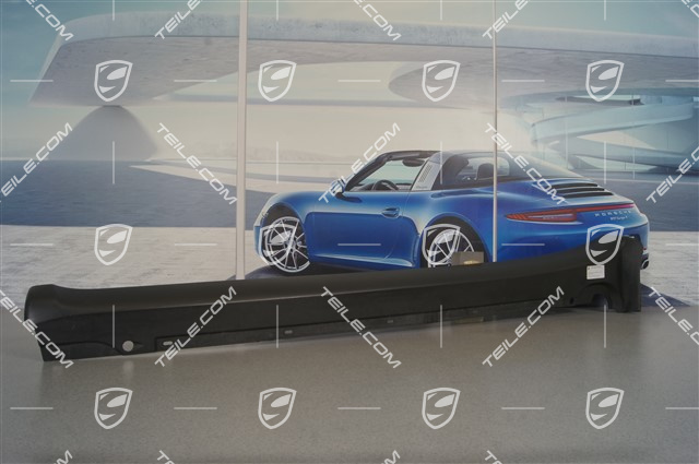 Sill cover, satin black, C4 / C4S / Turbo / GT3 RS, L