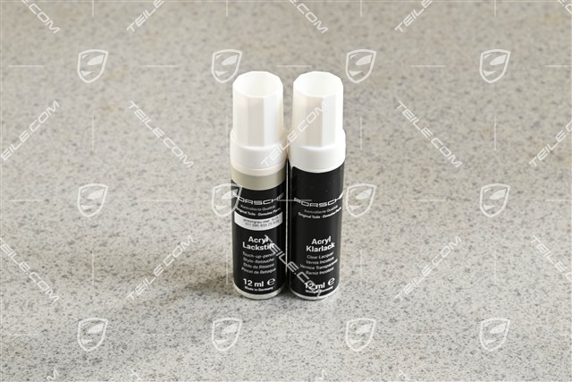 Lakier zaprawkowy (baza, lakier bezbarwny) Geyser Grey Metallic