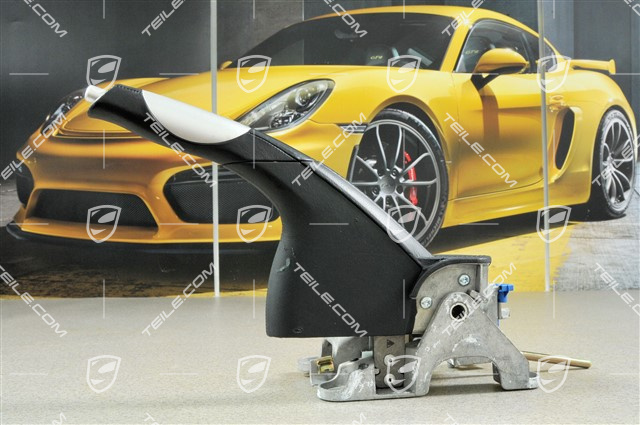 Rączka hamulca ręcznego, uszkodzona skóra (do obszycia)