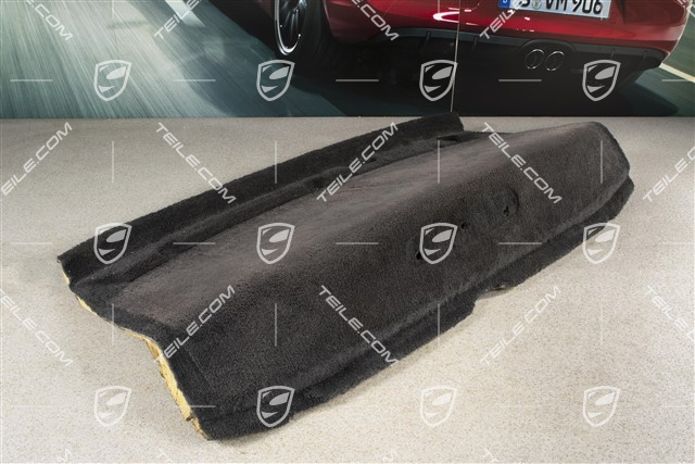 Dywan tylnej ściany / pólki, Czarny, Coupe, Turbo