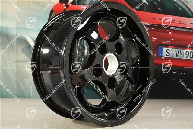 15" felga "Telefon", 7J x 15 ET23,3, czarny wysoki połysk