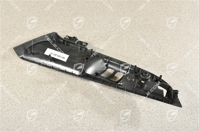 Blenda tapicerki, Osłona klamki, Cabrio, Czarna, L